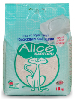 Alice Topaklaşan Beyaz Sabun Kokulu ve İnce taneli 10 Kg Kedi Kumu kullananlar yorumlar